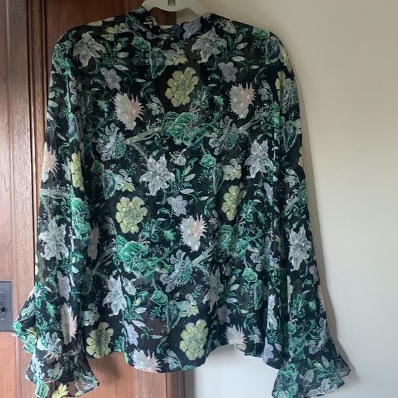 SOLD - Not For Sale 
3 for $20 - Club Monaco semi sheer blouse - Picture 4 of 4